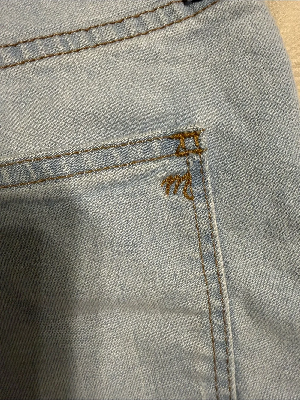 Madewell High-Rise Long Denim Bermuda Shorts Hedrick Wash